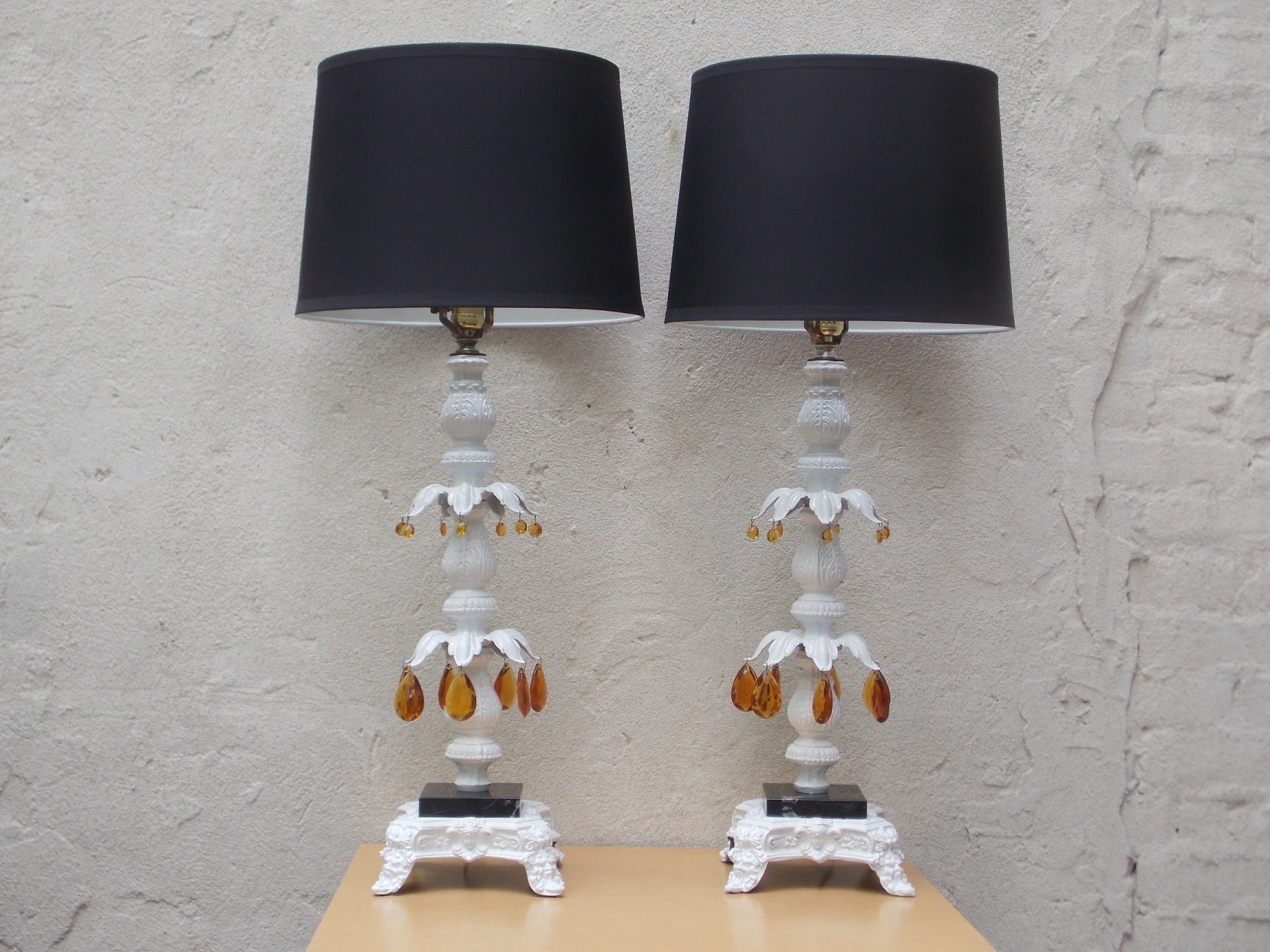 RE-INVENTING A PAIR OF HOLLYWOOD REGENCY TABLE LAMPS