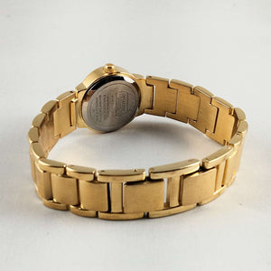 Timex Unisex Gold Tone Watch, Chunky Bracelet Strap