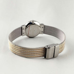 Skagen Watch, Mother of Pearl Dial, Jewel Hour Markers, Mesh Strap