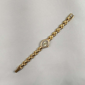 Carvelle by Bulova Gold Tone Watch, Linked Bracelet Strap