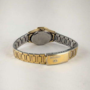 Seiko Quartz Watch, Gold Tone Details, Bracelet Strap