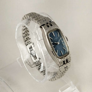 Seiko Petite Watch, Dark Blue Dial, Link Bracelet Strap