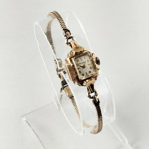 Bulova Women's Gold Tone Watch, Art Deco Style