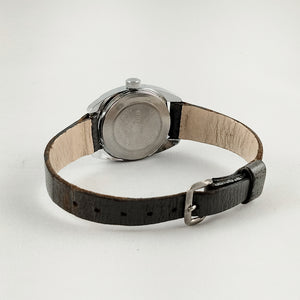 Timex Unisex Watch, Pewter Gray Leather Strap