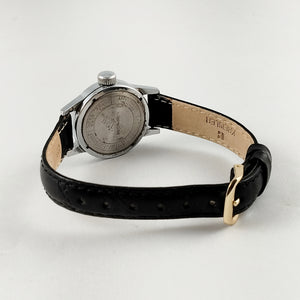 Timex Sample Watch, Black Crocodile Grain Leather Strap