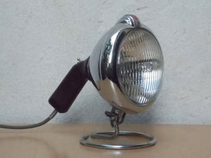 Unity Vintage Handheld Spotlight, Chrome Headlight Lamp