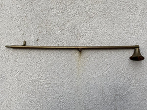 I Like Mike's Mid Century Modern Candle Snuffers Brass Candle Snuffer with Small Cap and 11" Reach
