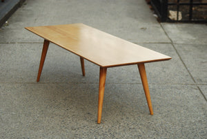 I Like Mike's Mid-Century Modern Furniture SOLD -- PAUL MCCOBB RESTORED BLOND COFFEE TABLE