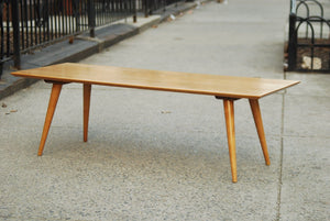 I Like Mike's Mid-Century Modern Furniture SOLD -- PAUL MCCOBB RESTORED BLOND COFFEE TABLE