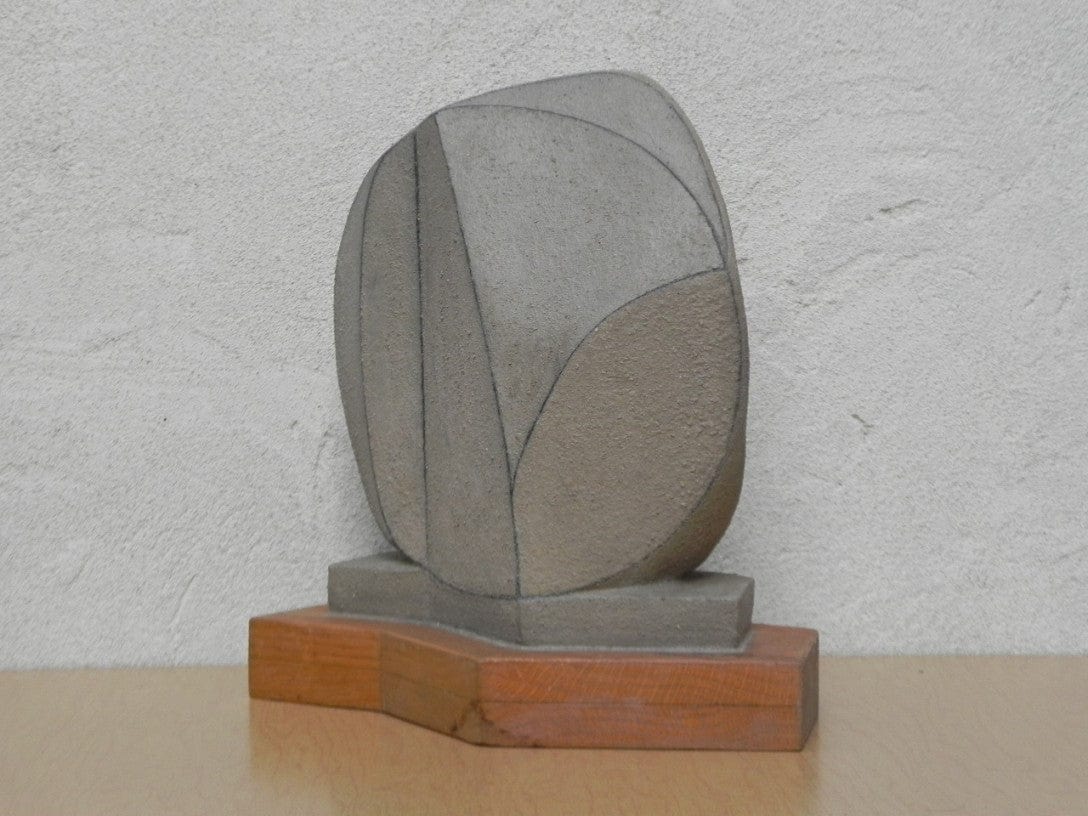 I Like Mike's Mid Century Modern Wall Decor & Art Round Abtract Modern Geometic Table Sculpture by Frank Salzeman