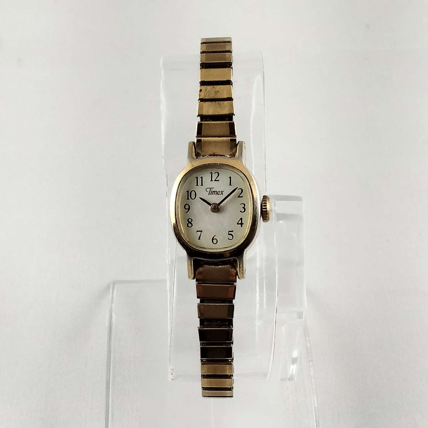 Timex Women's Gold Tone Watch, Stretch Strap