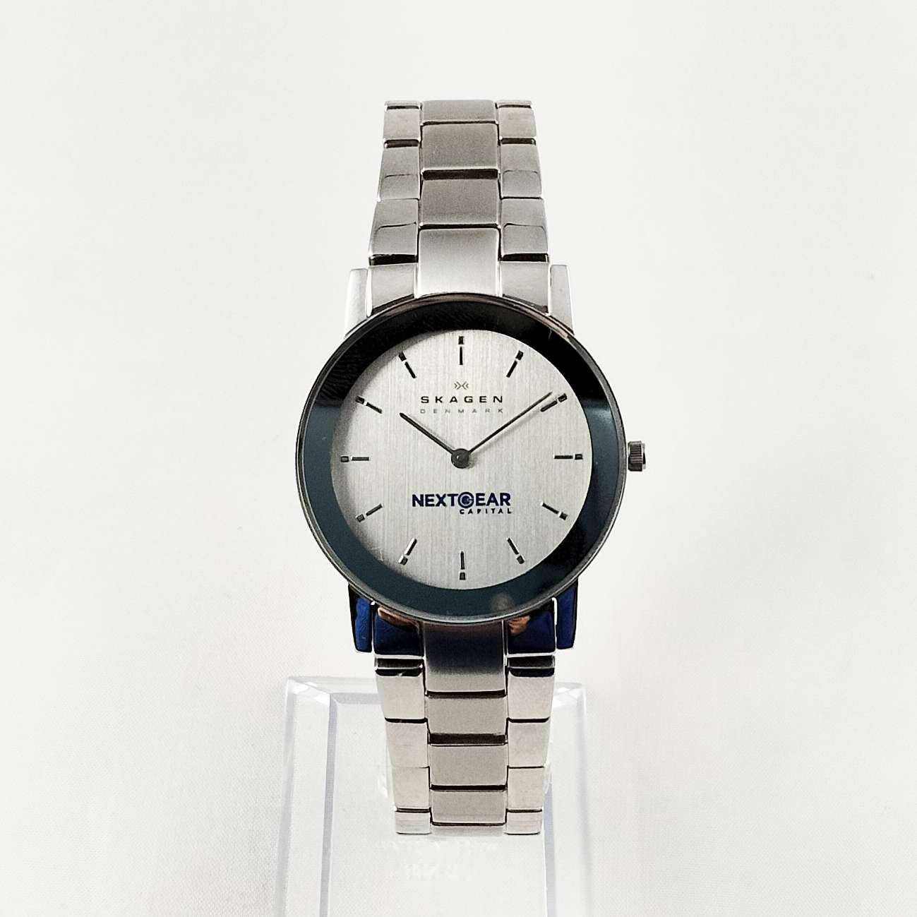 Skagen Men's Stainless Steel Watch, Oversized Bracelet Strap