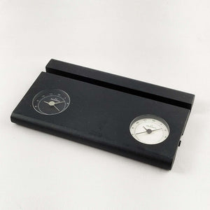 Skagen Desk Clock with Business Card Holder