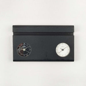 Skagen Desk Clock with Business Card Holder
