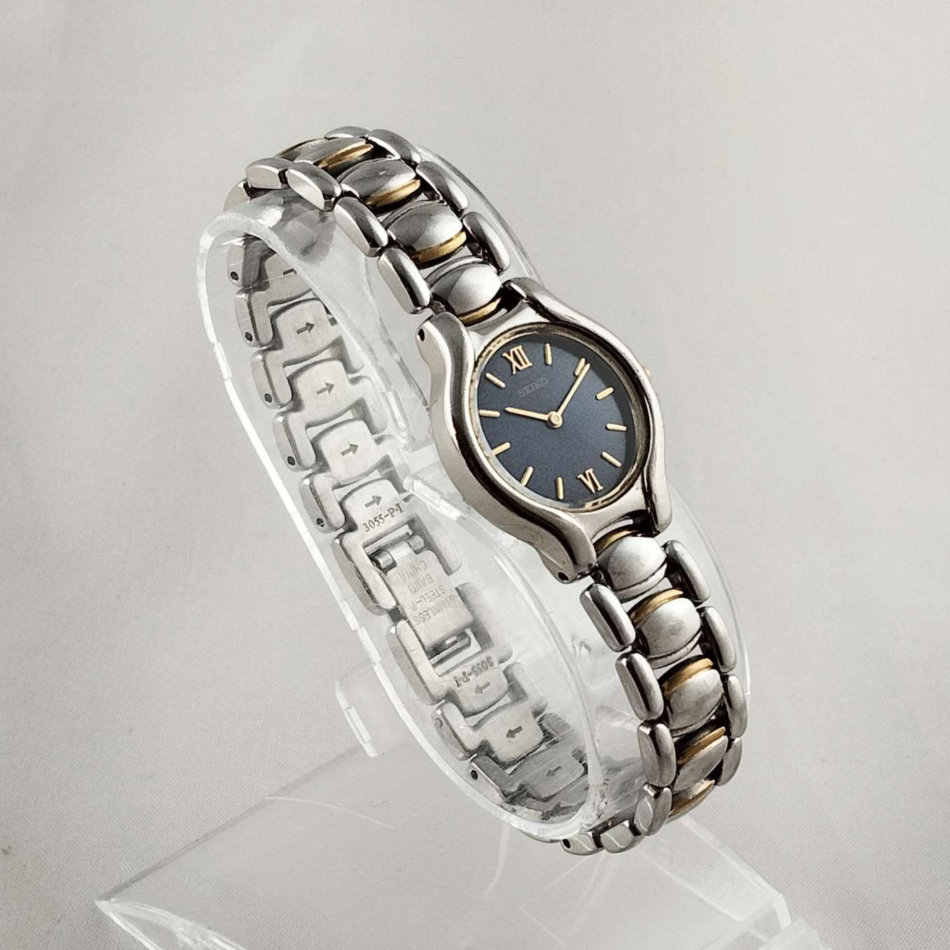 Seiko Unisex Watch, Dark Purple Dial, Bracelet Strap