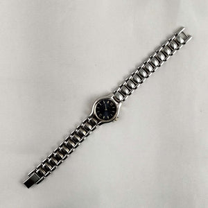 Seiko Unisex Watch, Dark Purple Dial, Bracelet Strap
