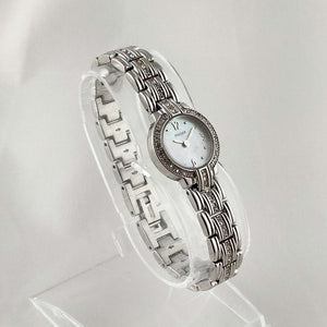 Pulsar by Seiko Women's Silver Tone Watch, Mother of Pearl Dial, Bracelet Strap