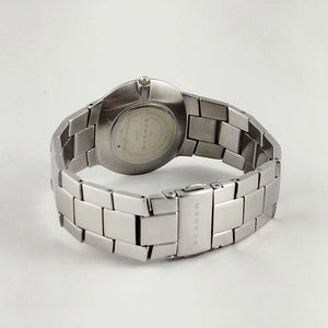 Skagen Men's Watch, Dark Gray Dial, Bracelet Strap