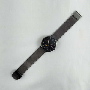 Skagen Oversized Men's Watch, Black Dial, Mesh Strap