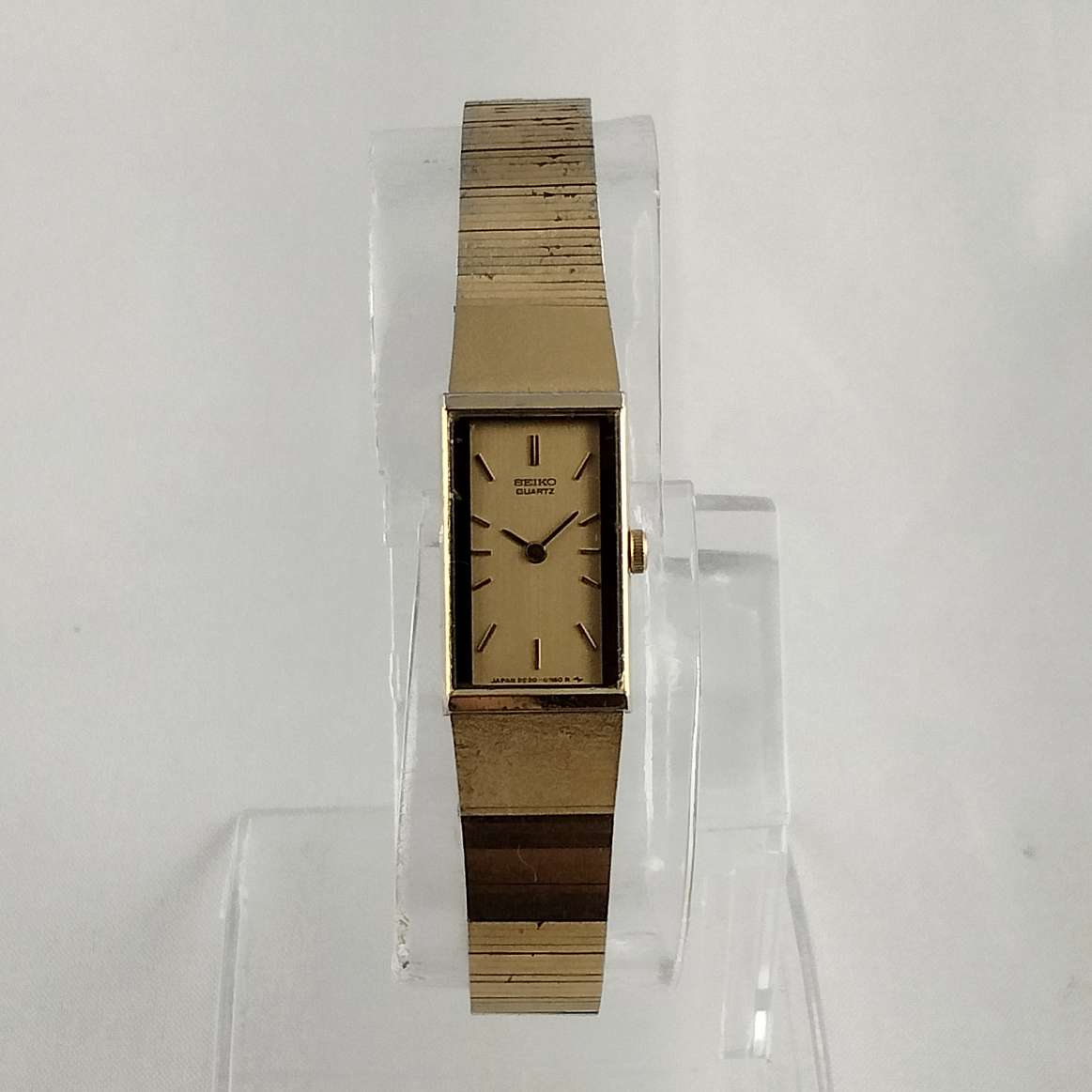 Seiko Women's Petite All Gold Tone Watch, Octagon, Smooth Bracelet Strap