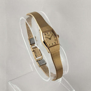 Seiko Women's Petite Gold Tone Watch, Hexagonal Dial