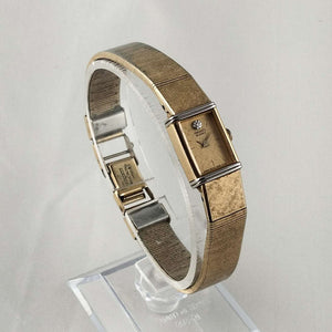 Seiko Women's Petite Gold Tone Watch, Jewel Detail