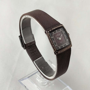 Skagen Women's Petite Dark Brown Watch, Mesh Strap