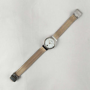 Skagen Watch, Mother of Pearl Dial, Jewel Hour Markers, Mesh Strap