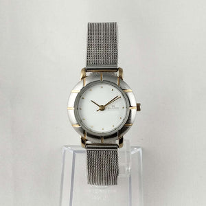 Skagen Unisex Watch, Gold Tone Details, Mesh Strap