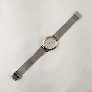 Skagen Oversized Unisex Watch, Gold Tone Details, Mesh Strap