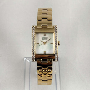 Citizen Quartz Watch, Mother of Pearl Dial, Link Strap