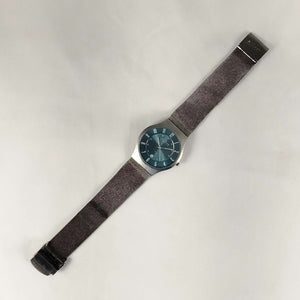 Skagen Men's Oversized Watch, Blue Dial, Mesh Strap