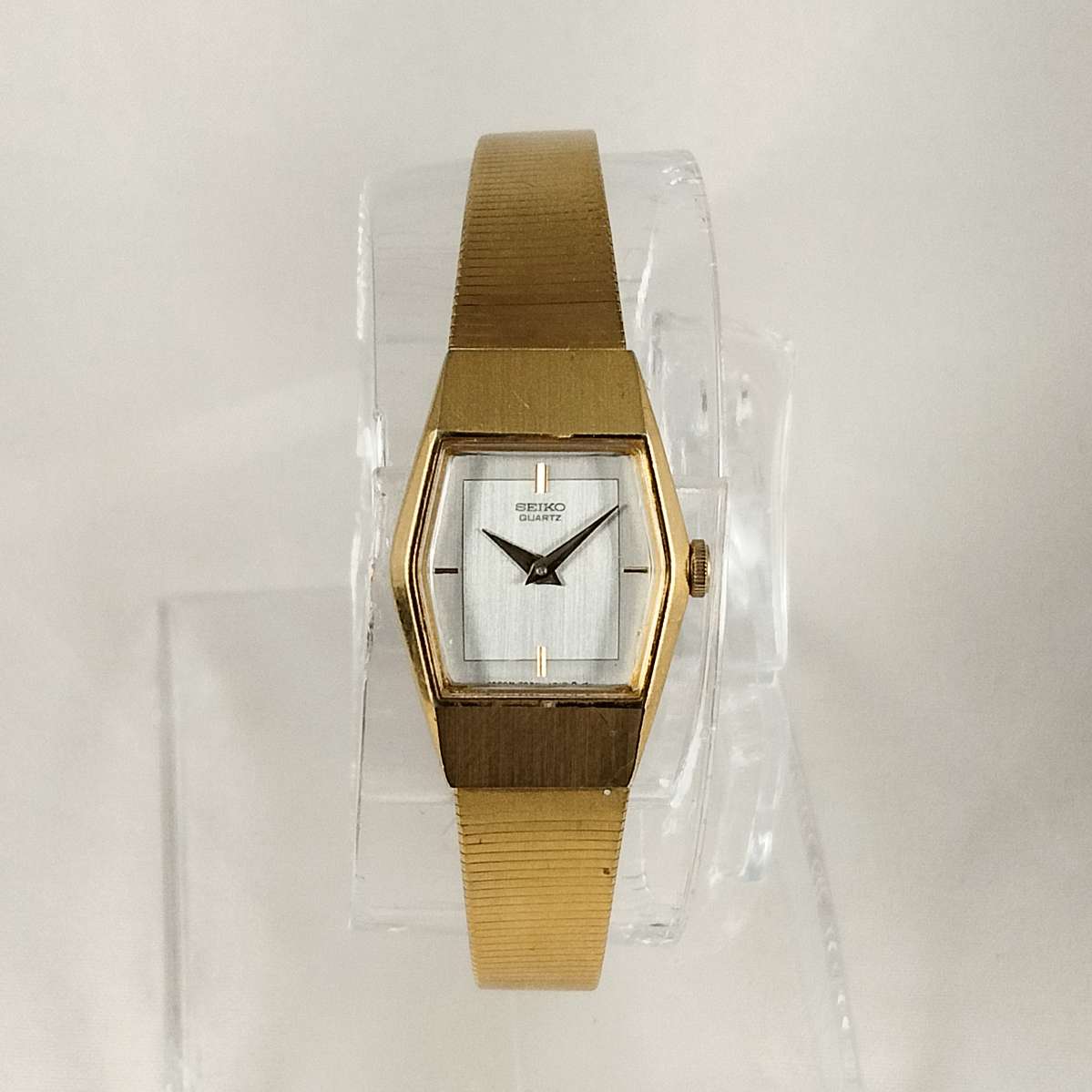 Seiko Petite Watch, Gold Tone, Bracelet Strap
