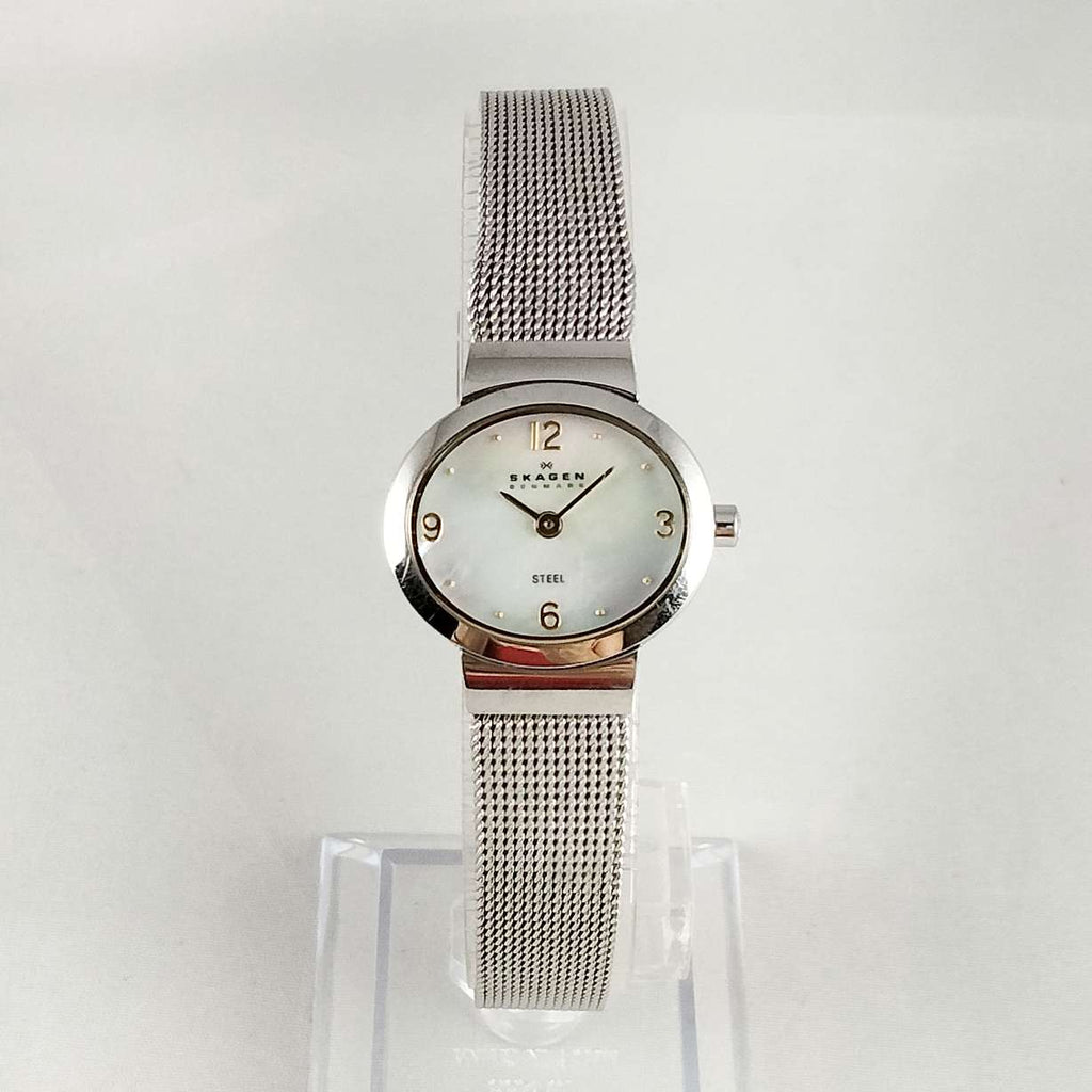 SKAGEN DENMARK クオーツ 可動 中古品 Compress-