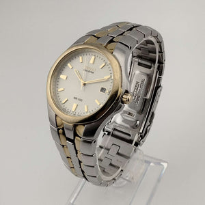 Citizen Men's "Eco Drive" Automatic Watch, Gold and Silver Tone Details, Bracelet Strap