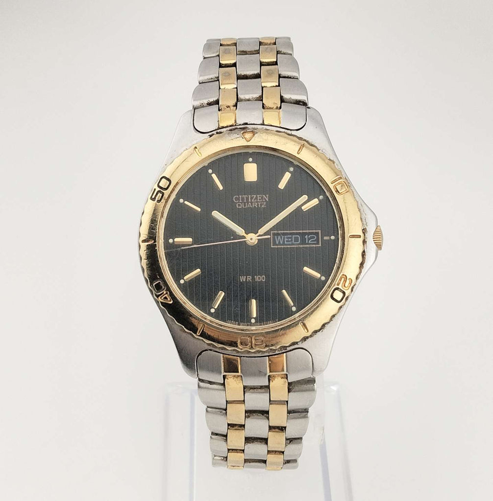 大切な人へのギフト探し Watch, Tone Silver Men's Large Citizen Gold Details Tone その他