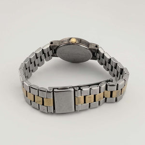 Citizen Petite Women's Silver Tone Watch, Circular Black Dial, Bracelet Strap