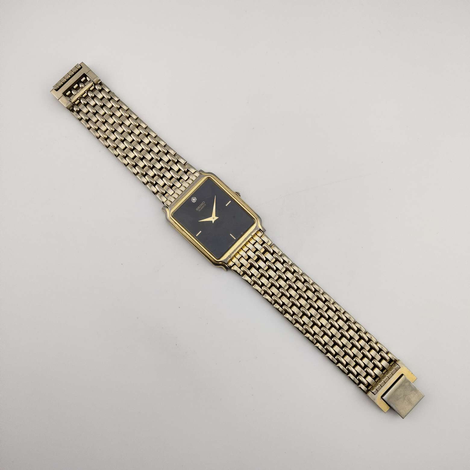 SEIKO × BEAMS RECTANGLE ブラックゴールド 限定モデル 時計