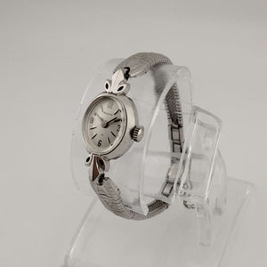 Bulova Petite Women's Silver Tone Watch, Oval Dial, Bracelet Strap