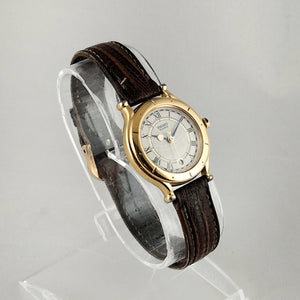 Seiko Women's Watch, Roman Numeral Hour Markers, Genuine Leather Strap
