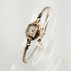 Bulova Women's Gold Tone Watch, Art Deco Style