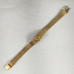 Seiko Women's All Gold Tone Watch, Petite Face, Unique Strap