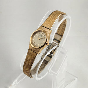 Seiko Women's All Gold Tone Watch, Textured Dial