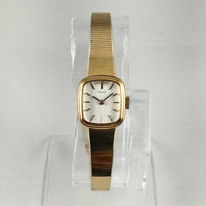 Seiko Women's Gold Tone Watch, Rounded Square Dial