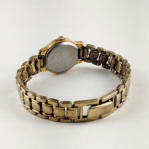 Seiko Women's Gold Tone Watch, White Dial, Bracelet Strap