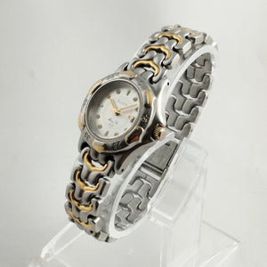 Bulova Men's Silver and Gold Tone Watch, Date Window, Bracelet Strap