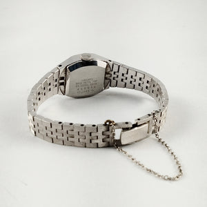 Seiko Women's Silver Tone Watch, Navy and Blue Dial, Bracelet Strap