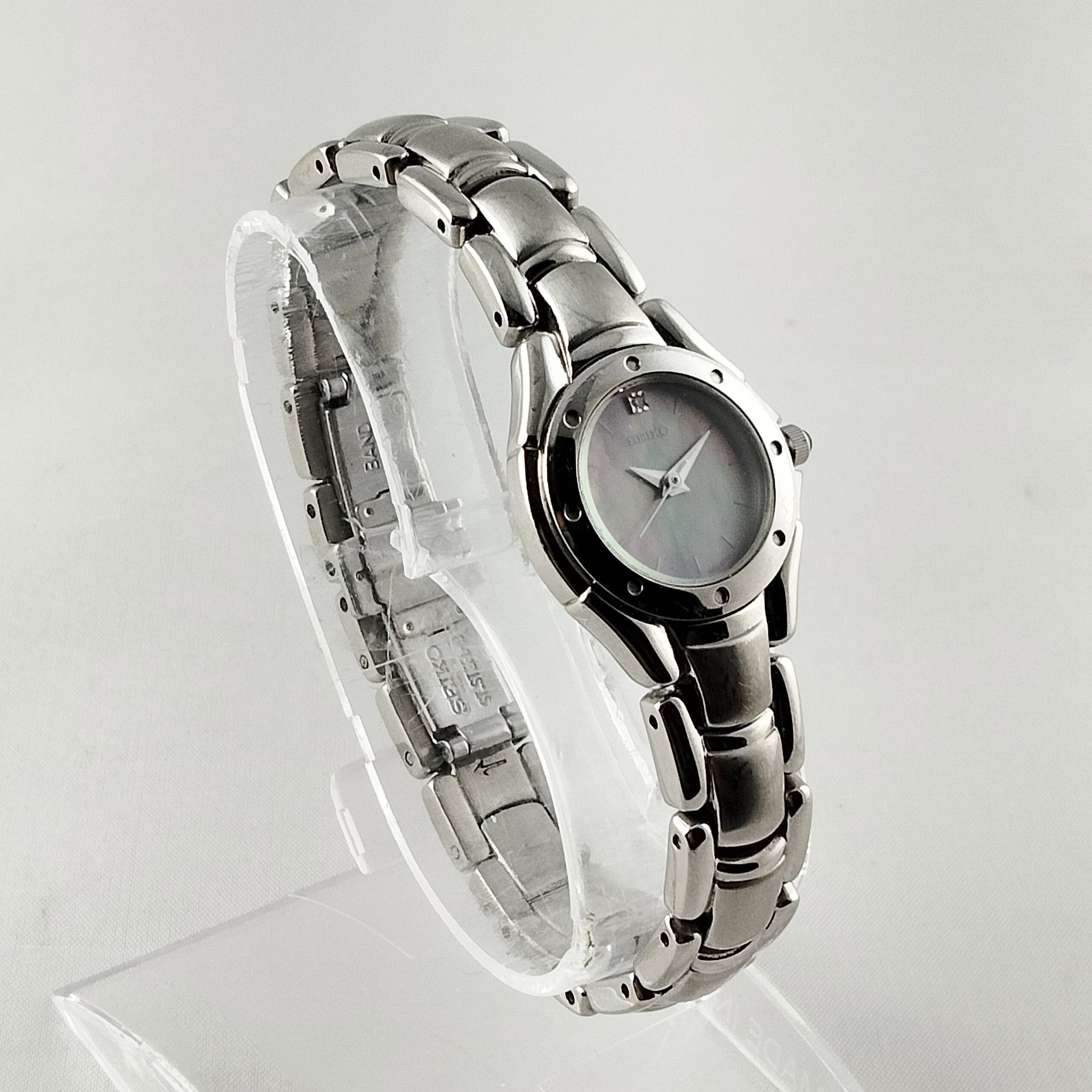 Seiko women's silver watch on sale