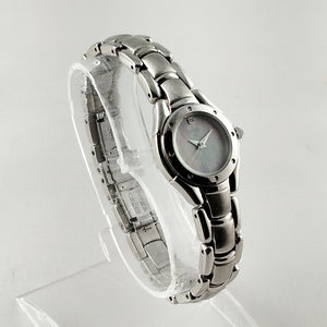 Seiko Women's Silver Tone Watch, Mother of Pearl Dial, Bracelet Strap