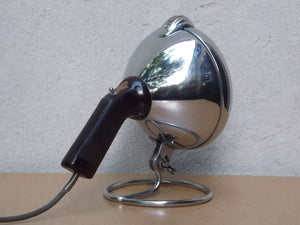 Unity Vintage Handheld Spotlight, Chrome Headlight Lamp